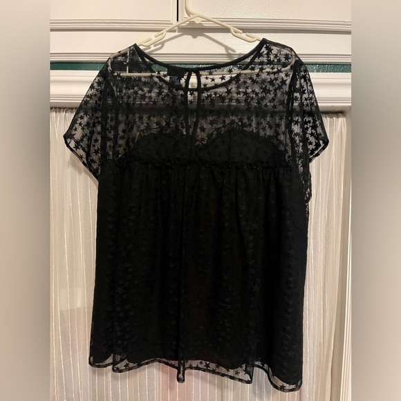 Star Mesh Blouse - Picture 3 of 5